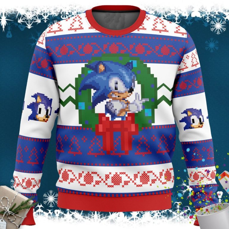 Sonic the Hedgehog Ugly Christmas Sweater