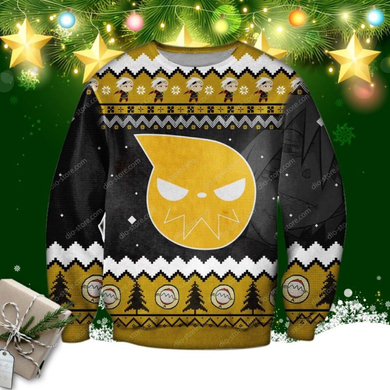 Soul Eater Manga 3d Print Ugly Christmas Sweater