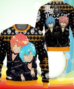 Souya Kawata And Nahoya Kawata Ugly Christmas Sweater Anime Tokyo Revengers Xmas Gifts