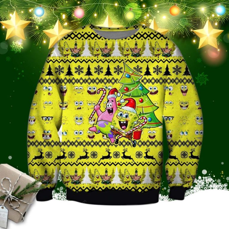 Spongebob Ugly Christmas Sweatshirt