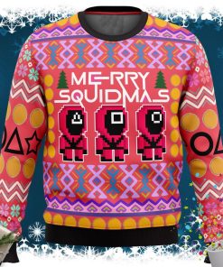 Squid Game Squidmas Ugly Christmas Sweater