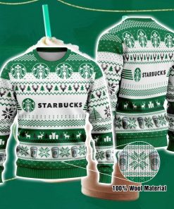 Starbucks Drinks Ugly Christmas Sweatshirt