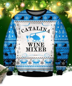 Step Brothers Catalina Wine Mixer Ugly Christmas Sweater