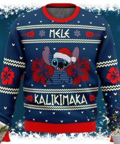 Stitch Mele Kalikimaka Ugly Christmas Sweater