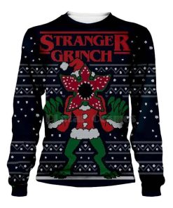 Stranger Things Ugly Christmas All Over Print Sweatshirt