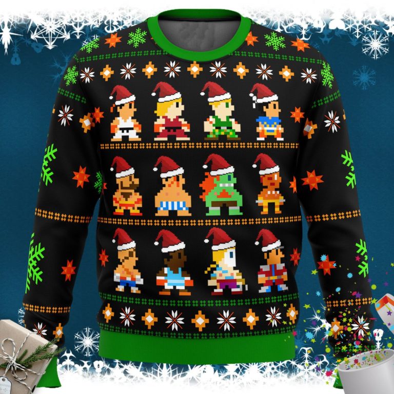 Street Fighter Classic Collection Ugly Christmas Sweater