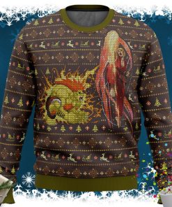Street Fighter Ken Vs. Blanka Ugly Christmas Sweater