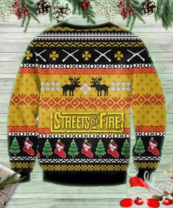 Streets Of Fire Ugly Christmas Sweatshirt Streets Of Fire Ugly Christmas Sweatshirt