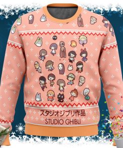 Studio Ghibli Cuties Ugly Christmas Sweater