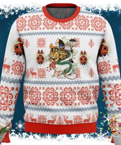 Studio Ghibli Light Ugly Christmas Sweater