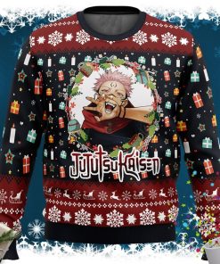 Sukuna Christmas Jujutsu Kaisen Ugly Christmas Sweater