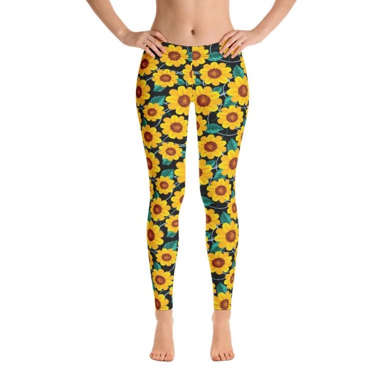 Sunflower High Waisted Leggings