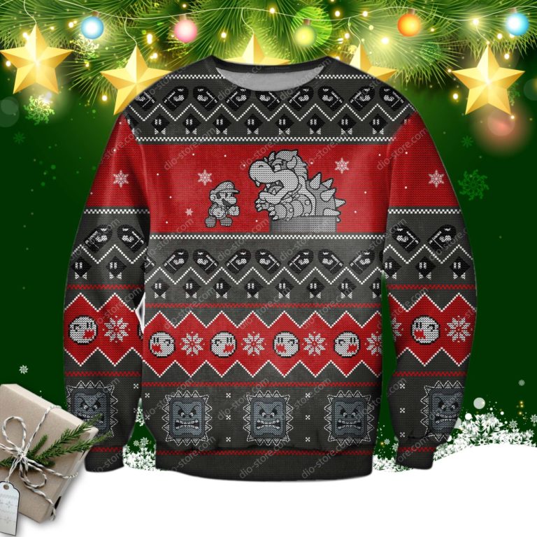 Supermario Ugly Christmas Sweatshirt