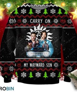 Supernatural Carry On My Wayward Son Ugly Sweatshirt