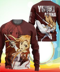 Sword Art Online Asuna Yuuki Anime Sweatshirt Shirts