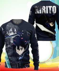 Sword Art Online Kirito Anime Sweatshirt Shirts