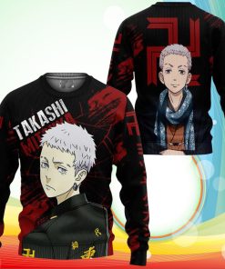 Takashi Mitsuya Sweatshirt Anime Tokyo Revengers Sweater Takashi Mitsuya Sweatshirt Anime Tokyo Revengers Sweater