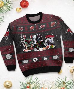Tampa Bay Buccaneers Star Wars Ugly Christmas Sweater Darth Vader Boba Fett Stormtrooper Tampa Bay Buccaneers Star Wars Ugly Christmas Sweater Darth Vader Boba Fett Stormtrooper