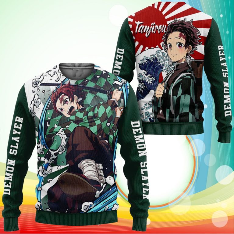 Tanjiro Kamado Sweatshirt Demon Slayer Anime Sweater