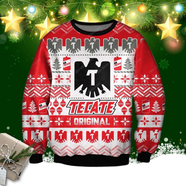 Tecate Beer Ugly Christmas Sweatshirt
