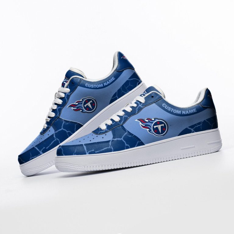 Personalized Tennessee Titans NFL Custom AF1 Sneakes