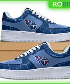 Personalized Tennessee Titans NFL Custom AF1 Sneakes