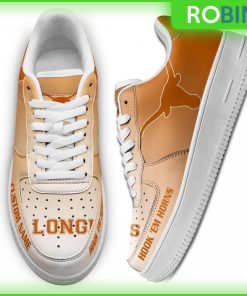 Personalized Texas Longhorns Sneakers – Custom AF 1 Shoes