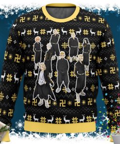 The Buddhist Symbol Tokyo Revengers Ugly Christmas Sweater