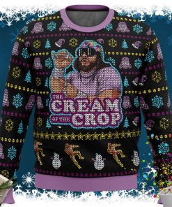 The Cream of the Crop Macho Man Randy Savage Pro Wrestling Ugly Christmas Sweater