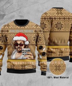 The Dude Abides Ugly Christmas Sweatshirt, Sweater