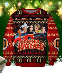 The Dukes Of Hazzard 3d Print Ugly Christmas Sweatshirt