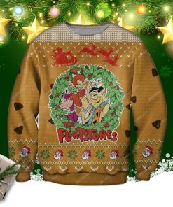 The Flintstones 3d Print Ugly Christmas Sweatshirt