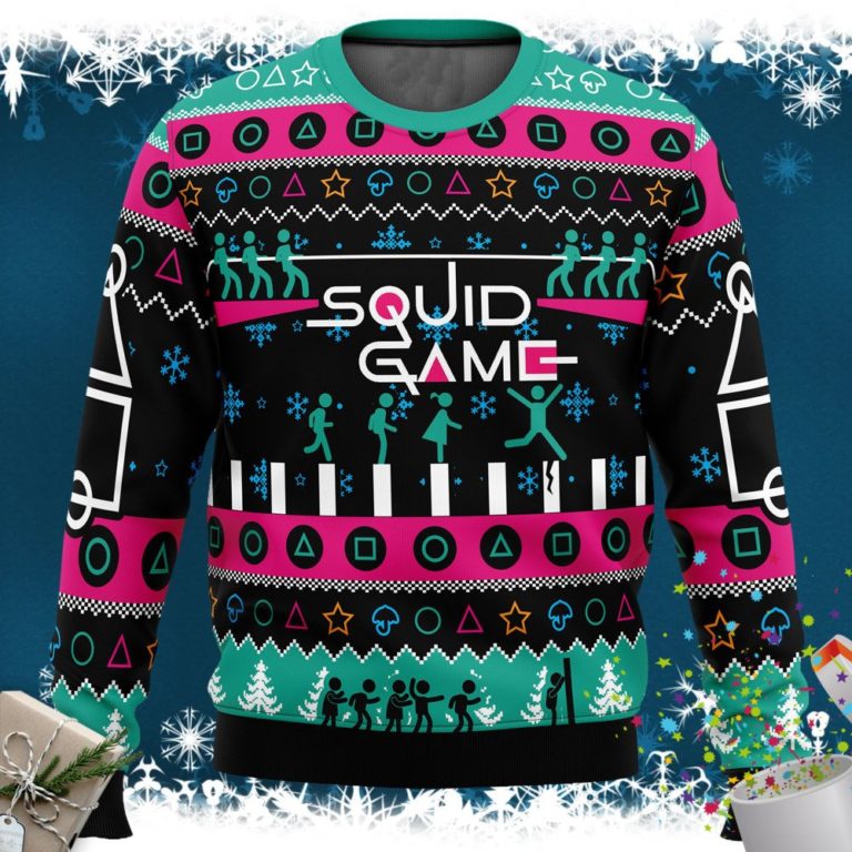 The Game is On Squid Game Christmas Sweater