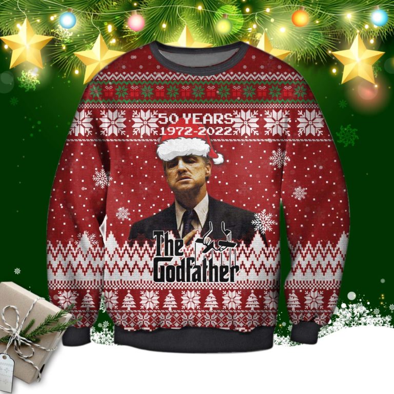 The Godfather Ugly Christmas Sweatshirt, Sweater