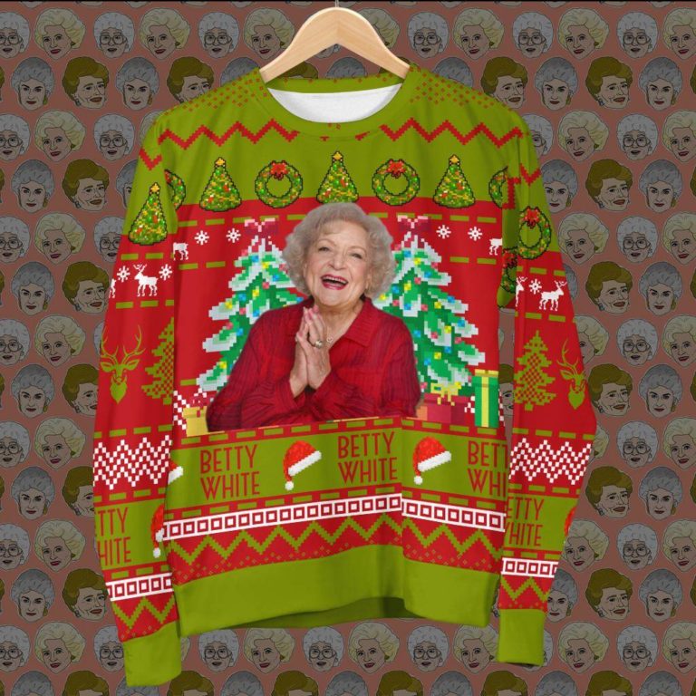 The Golden Girls American Sitcom Betty White Ugly Christmas Sweatshirt