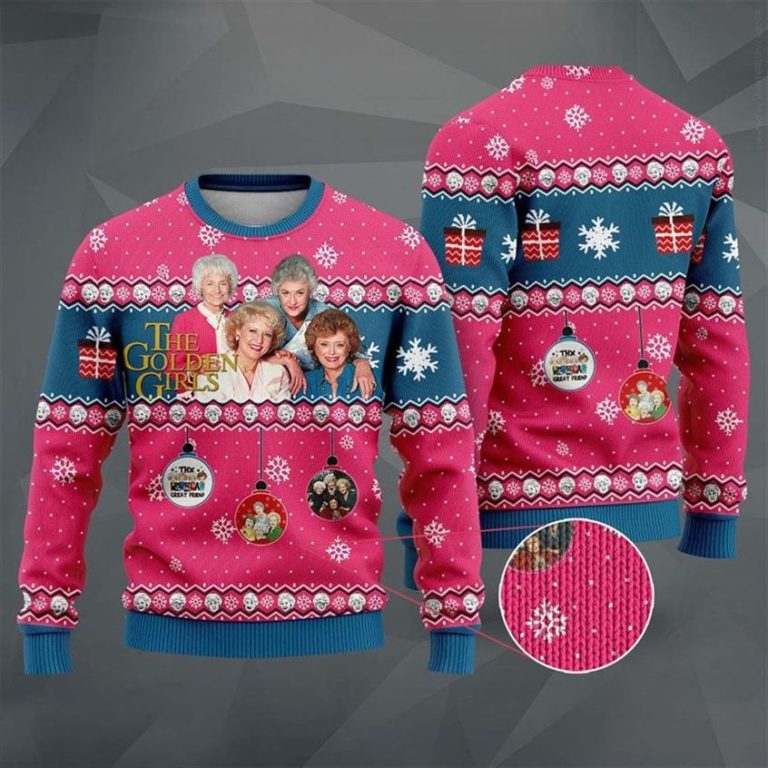 The Golden Girls Christmas Ugly Sweater