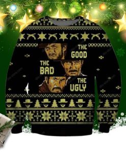 The Good The Bad And The Ugly 3d Print Ugly Christmas Sweater