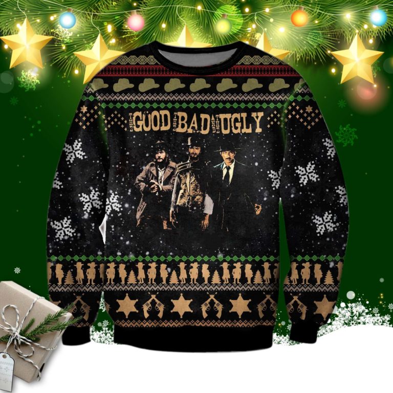 The Good The Bad And The Ugly Ugly Christmas Sweatshirt, Sweater