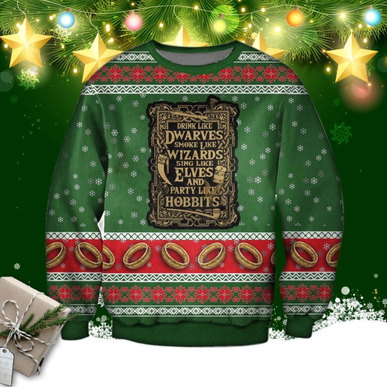 The Lord Of The Rings Christmas Ugly Sweatshirt