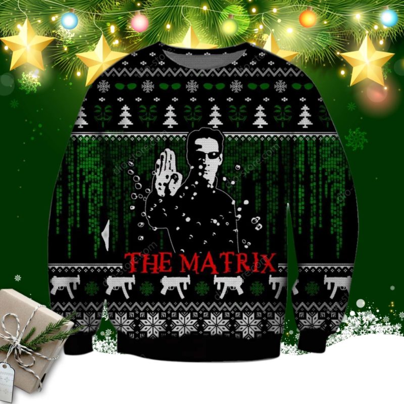 The Matrix Ugly Christmas Sweatshirt, Sweater