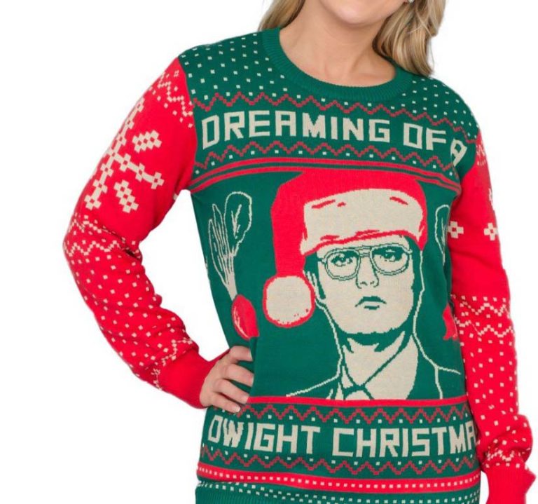 The Office Dwight Schrute Christmas Beets Ugly Christmas Sweater