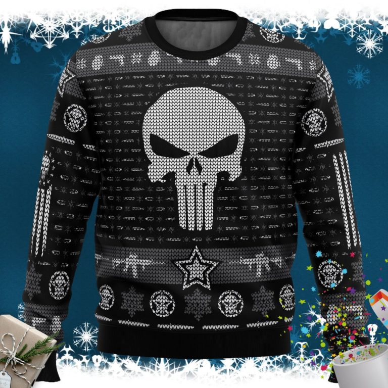 The Punisher Ugly Christmas Sweater