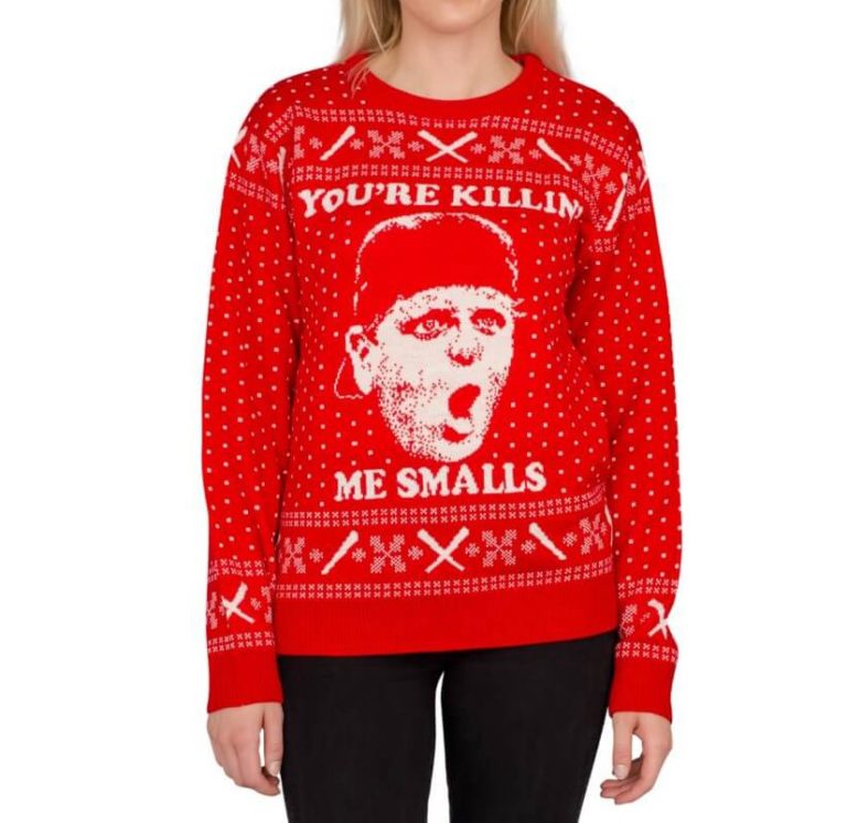 The Sandlot You’re Killing Me Smalls Red Ugly Christmas Sweater