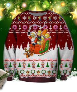 The Simpsons Ugly Christmas Sweatshirt