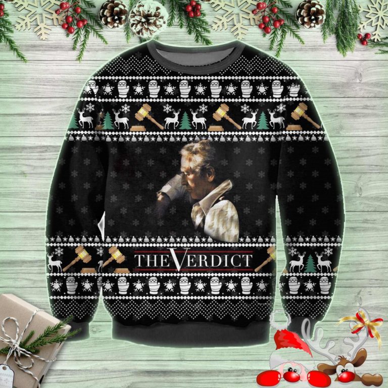 The Verdict Ugly Christmas Sweatshirt