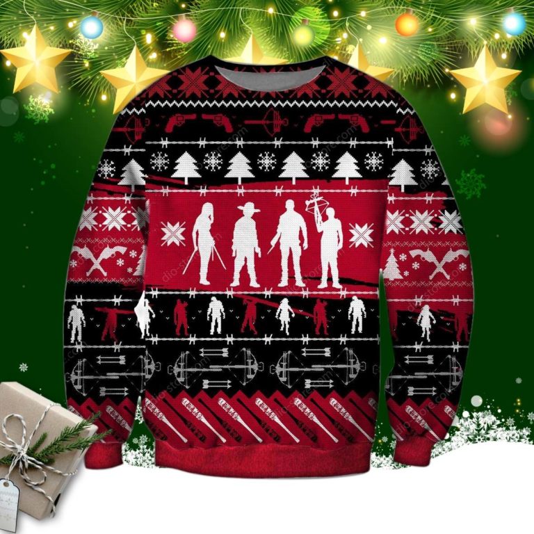 The Walking Dead Ugly Christmas Sweatshirt