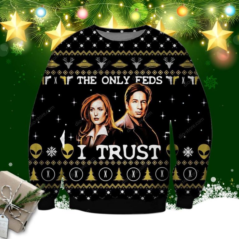 The X Files Ugly Christmas Sweatshirt