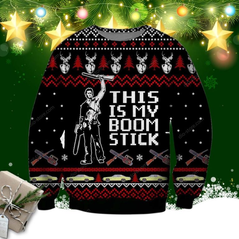 This Is My Boomstick Ugly Christmas Sweatshirt