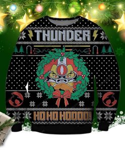 Thunder Ho Ho Ho Ugly Christmas Sweatshirt, Sweater