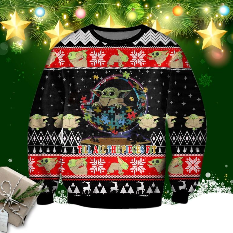 Till All The Pieces Fit 3d Print Ugly Christmas Sweater